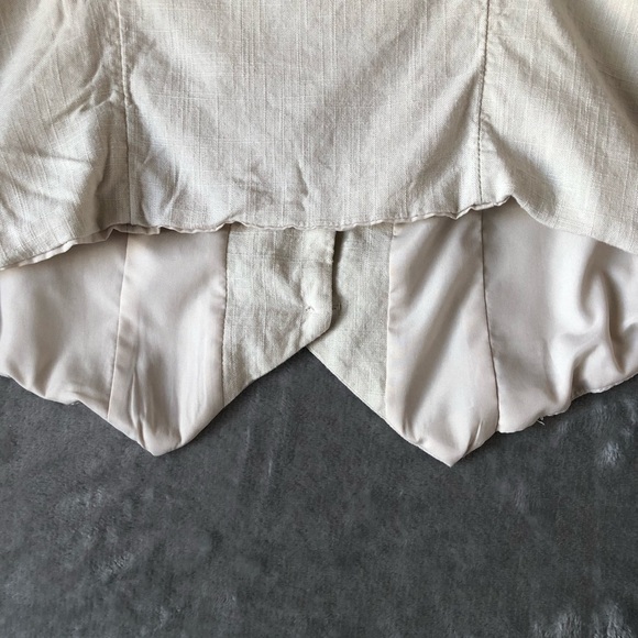 H&M Women Beige Sleeveless Top Vest Size L Office Career Business - Picture 10 of 12